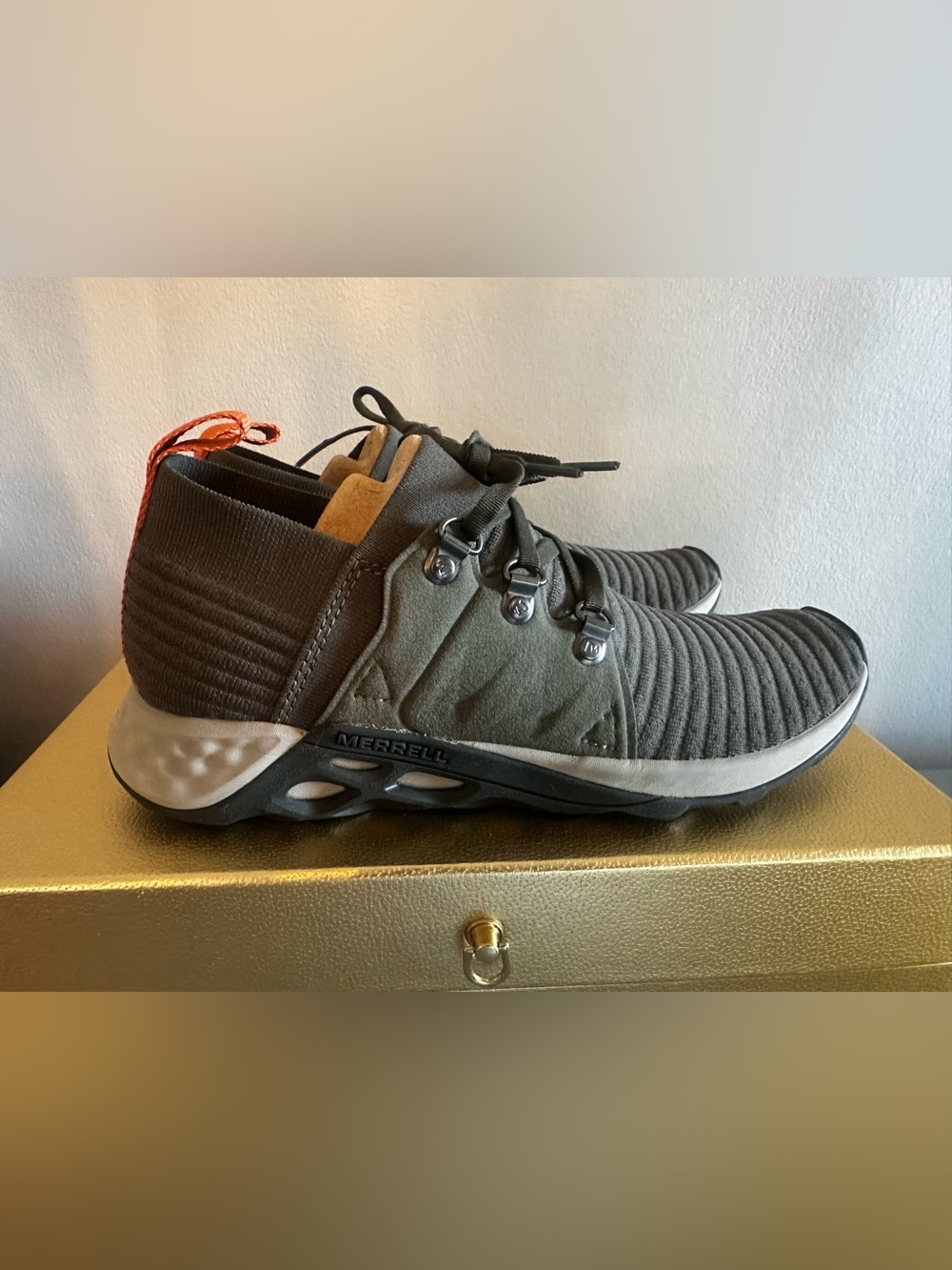 Merrell Men's Range AC+ Olive Green Sneakers